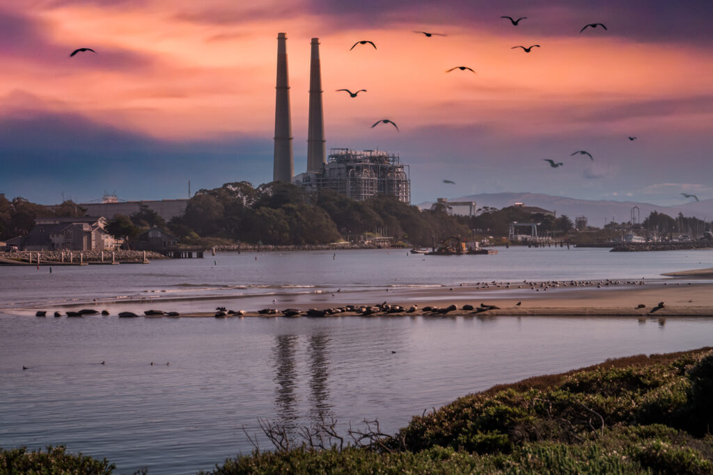 Moss Landing Power Plant at Sunset